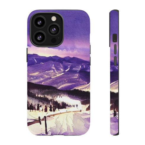 Vail Colorado at Christmas - Impact Resistant Phone Case iPhone 13 Pro Matte